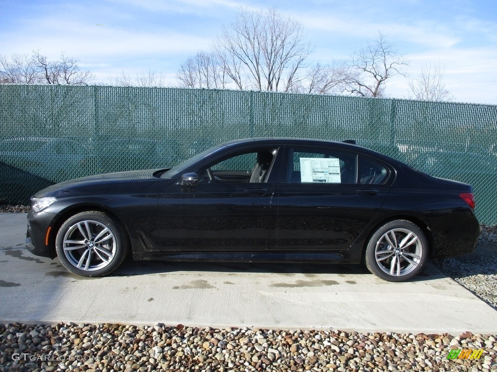 2017 7 Series 750i xDrive Sedan - Black Sapphire Metallic / Black photo #8