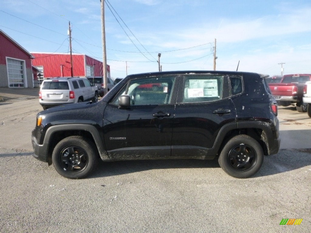 2017 Renegade Sport 4x4 - Black / Black photo #3