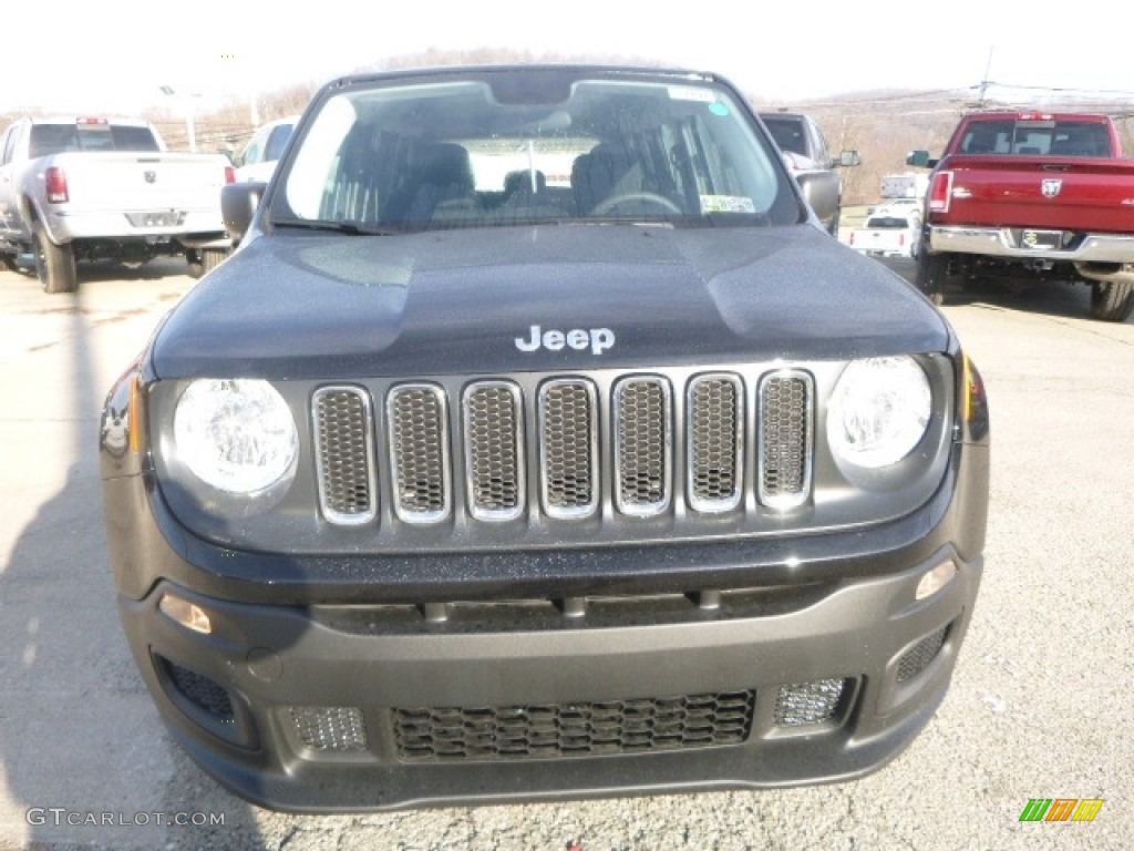 2017 Renegade Sport 4x4 - Black / Black photo #12