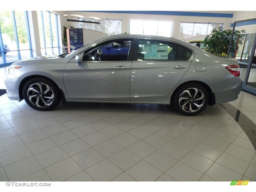 2017 Accord EX-L Sedan - Lunar Silver Metallic / Black photo #3