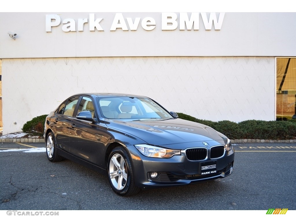 2014 3 Series 328i xDrive Sedan - Mineral Grey Metallic / Venetian Beige photo #1