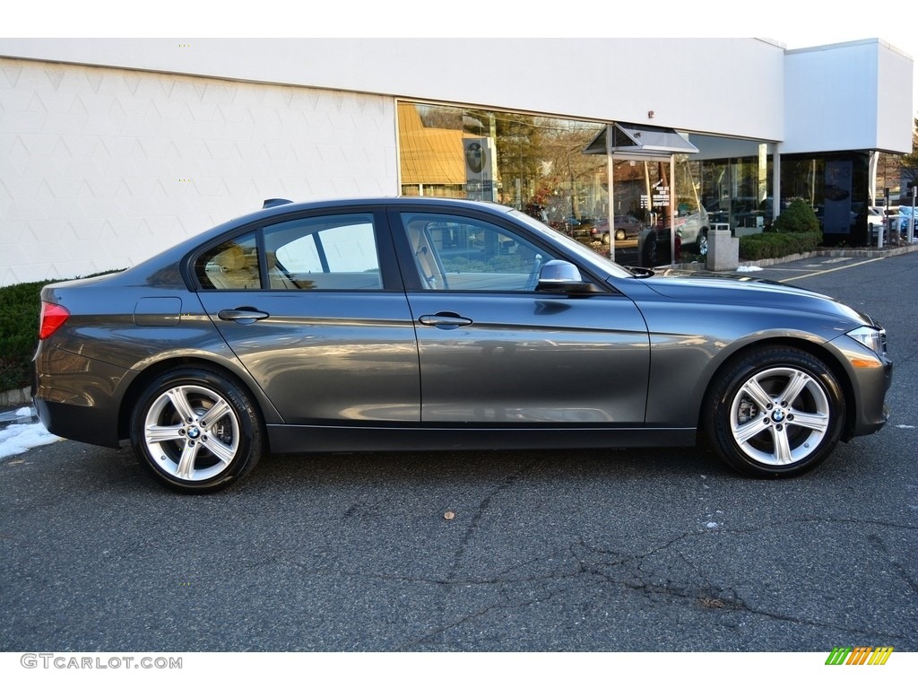 2014 3 Series 328i xDrive Sedan - Mineral Grey Metallic / Venetian Beige photo #2