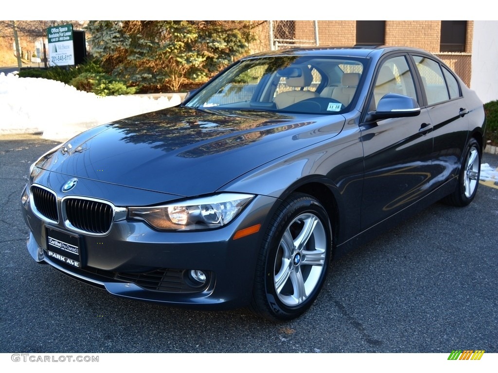 2014 3 Series 328i xDrive Sedan - Mineral Grey Metallic / Venetian Beige photo #6