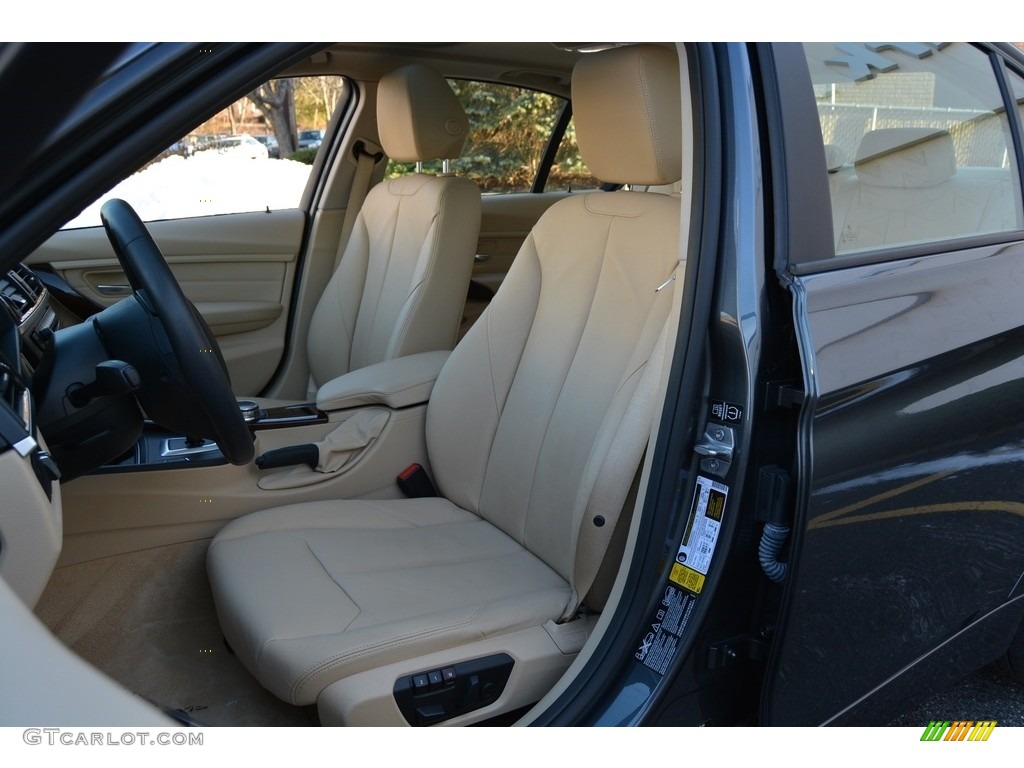 2014 3 Series 328i xDrive Sedan - Mineral Grey Metallic / Venetian Beige photo #13