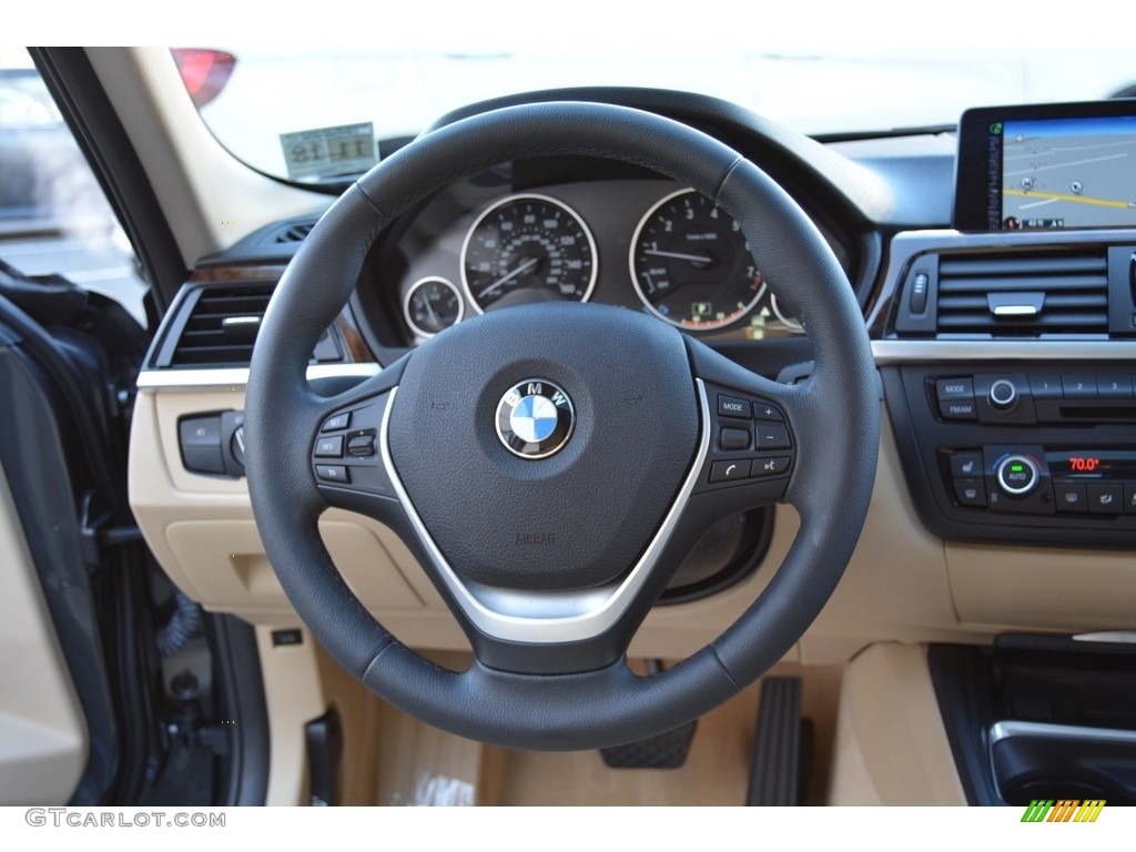 2014 3 Series 328i xDrive Sedan - Mineral Grey Metallic / Venetian Beige photo #18