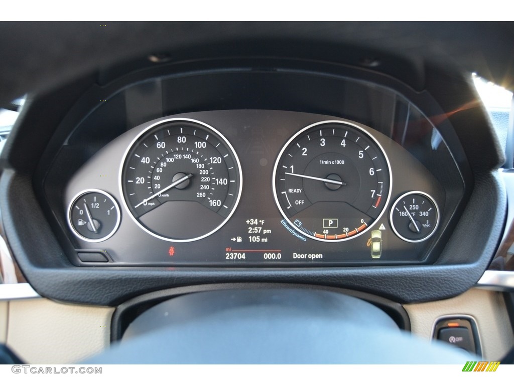 2014 3 Series 328i xDrive Sedan - Mineral Grey Metallic / Venetian Beige photo #21