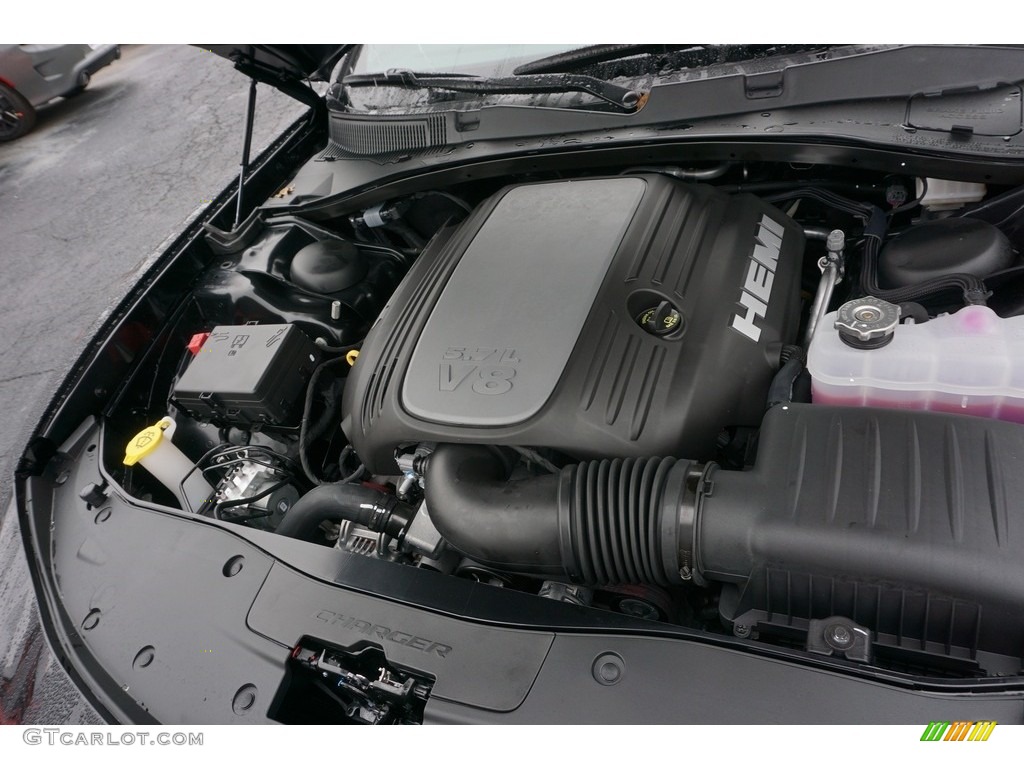 2017 Dodge Charger R/T 5.7 Liter HEMI OHV 16-Valve VVT MDS V8 Engine Photo #117665436