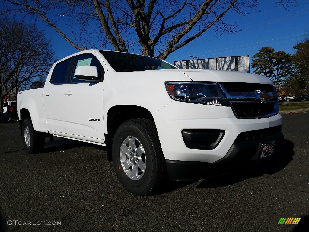 Summit White 2017 Chevrolet Colorado WT Crew Cab 4x4 Exterior Photo #117665724