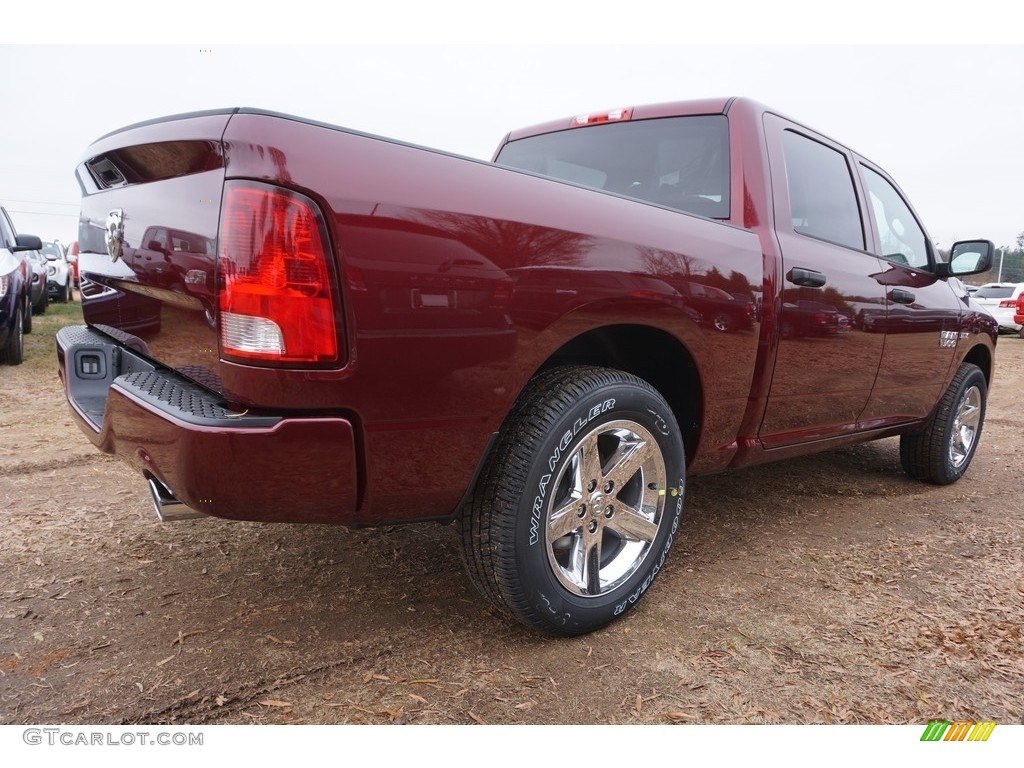 2017 1500 Express Crew Cab - Delmonico Red Pearl / Black/Diesel Gray photo #3