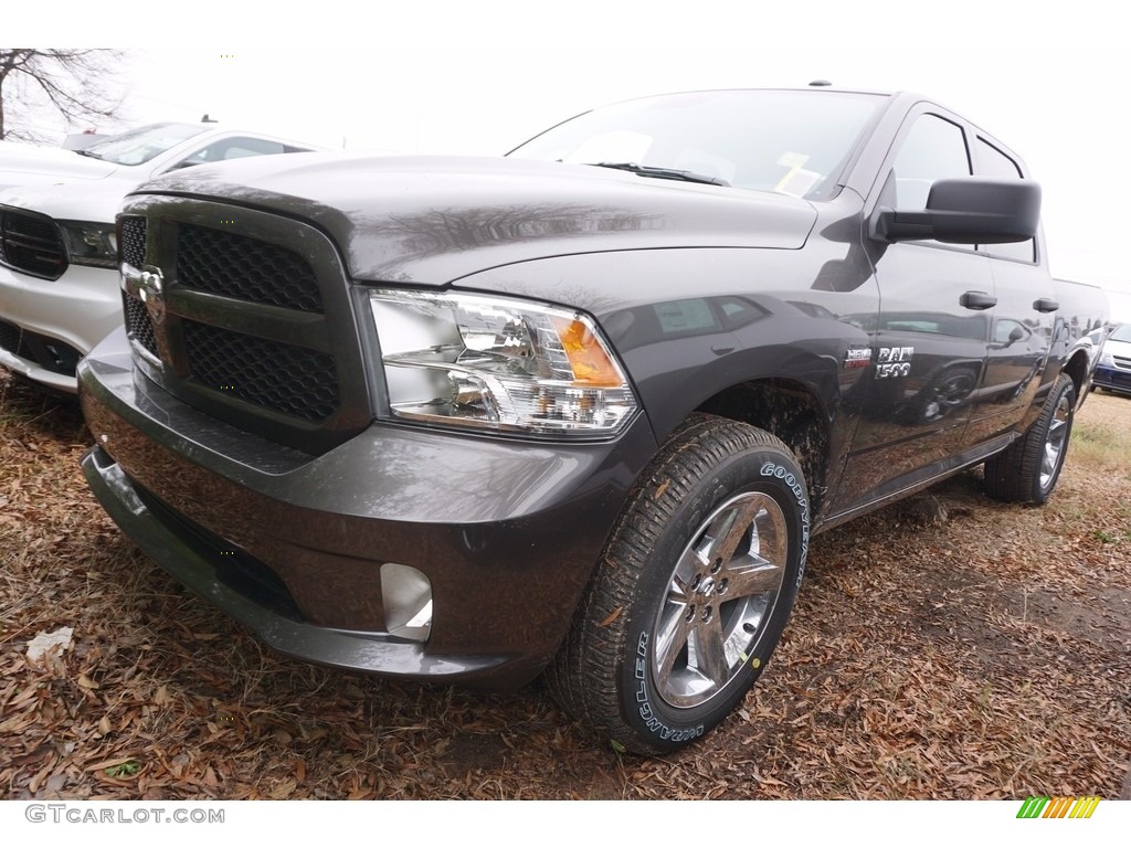 2017 1500 Express Crew Cab - Granite Crystal Metallic / Black/Diesel Gray photo #1