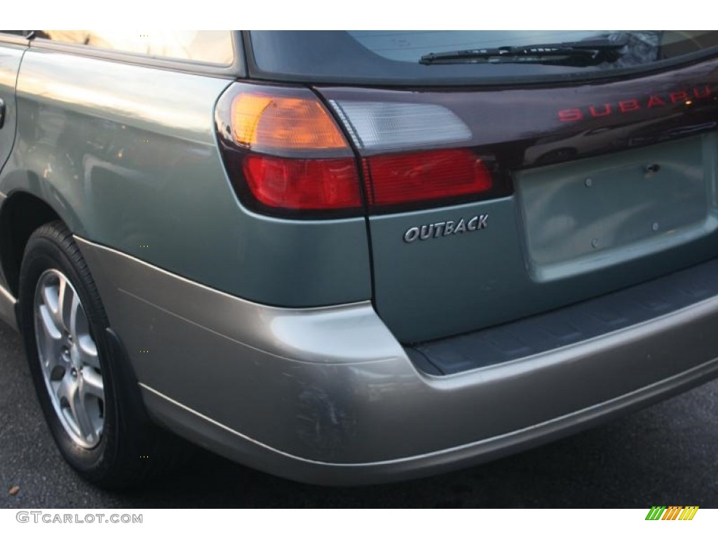 2004 Outback Wagon - Seamist Green Pearl / Beige photo #11