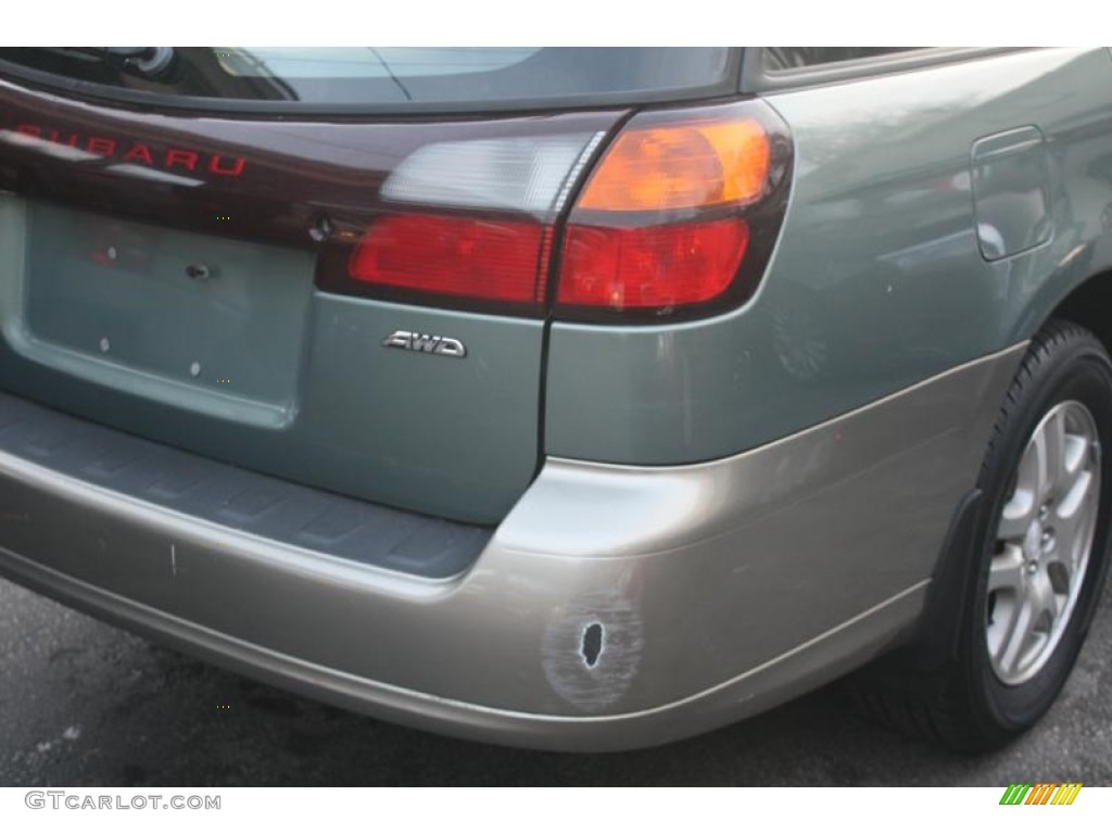 2004 Outback Wagon - Seamist Green Pearl / Beige photo #13
