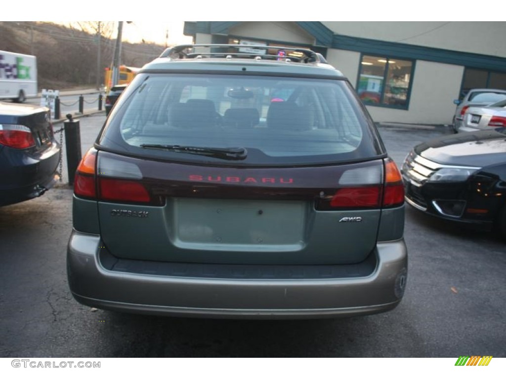 2004 Outback Wagon - Seamist Green Pearl / Beige photo #14