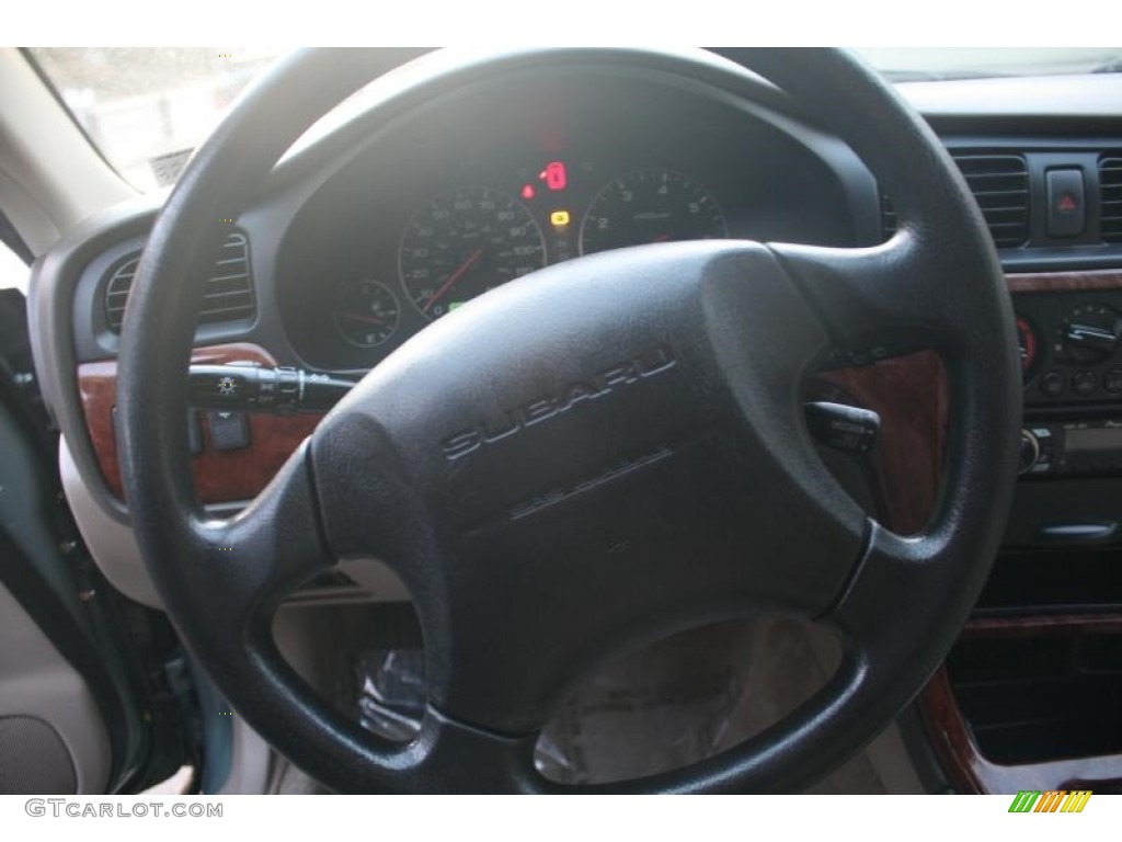 2004 Outback Wagon - Seamist Green Pearl / Beige photo #25