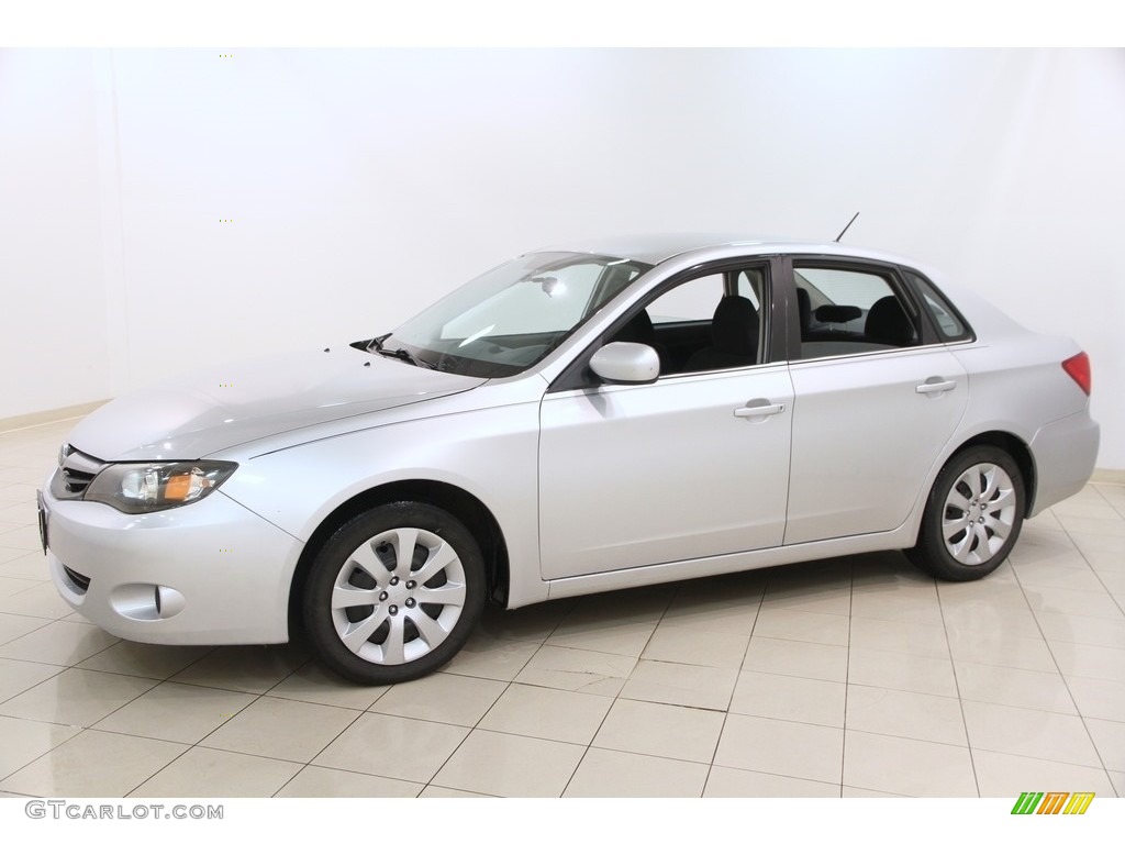 2011 Impreza 2.5i Sedan - Spark Silver Metallic / Carbon Black photo #3
