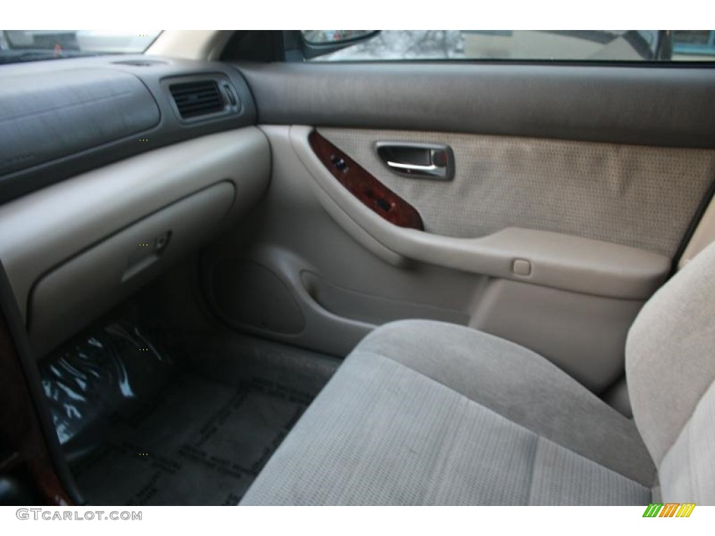 2004 Outback Wagon - Seamist Green Pearl / Beige photo #27