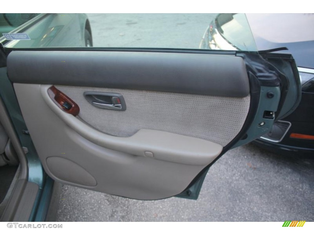 2004 Outback Wagon - Seamist Green Pearl / Beige photo #36