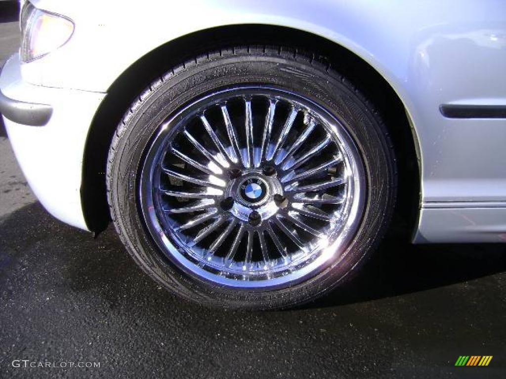 2003 3 Series 325i Sedan - Titanium Silver Metallic / Black photo #15