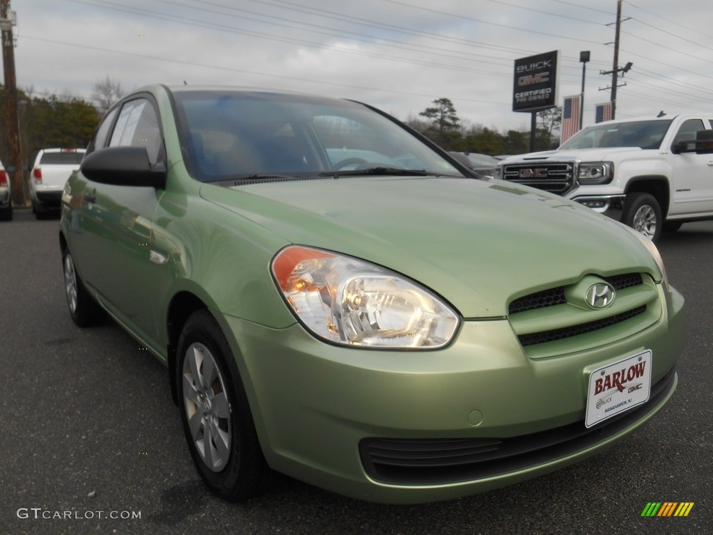 2009 Accent GS 3 Door - Apple Green / Gray photo #1