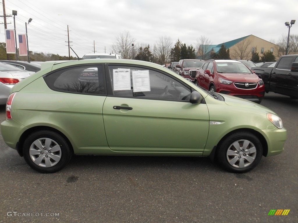 2009 Accent GS 3 Door - Apple Green / Gray photo #2