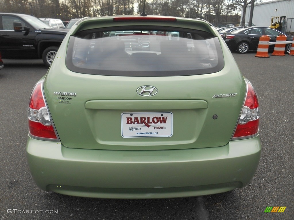 2009 Accent GS 3 Door - Apple Green / Gray photo #3