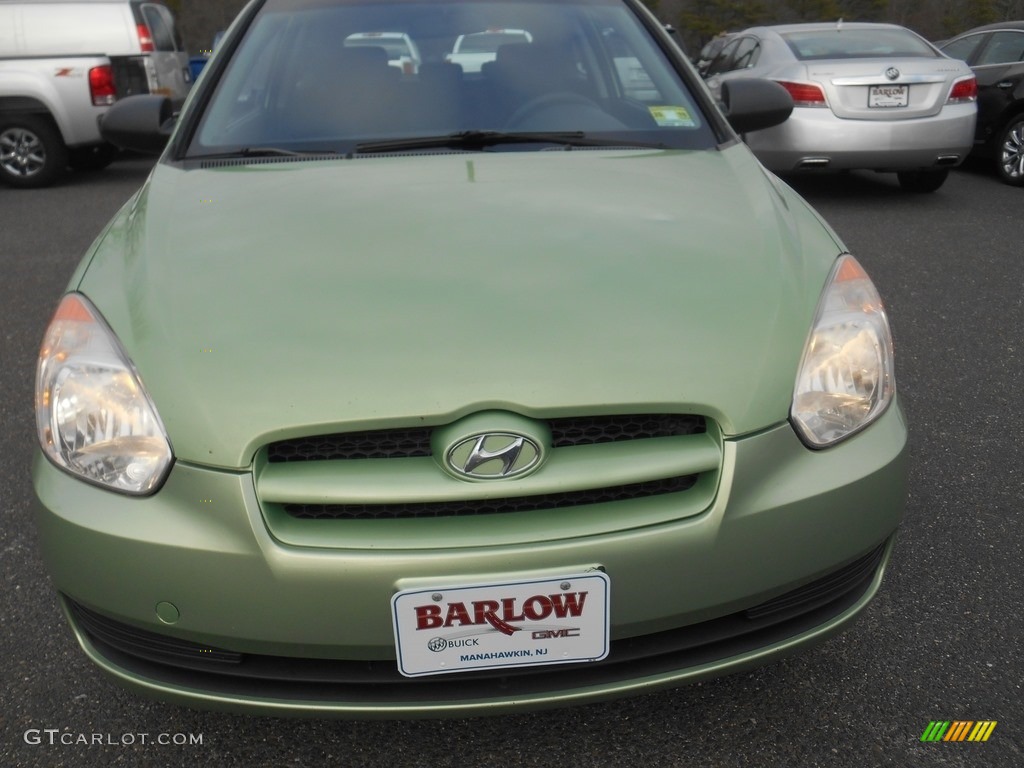 2009 Accent GS 3 Door - Apple Green / Gray photo #6