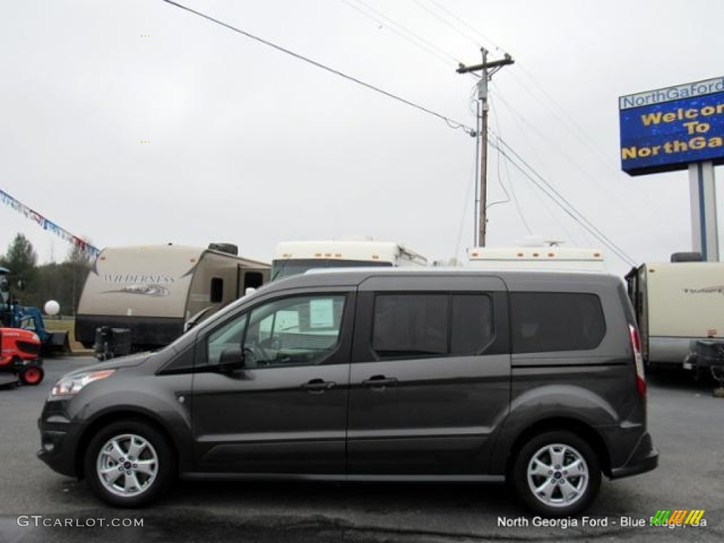 2017 Transit Connect XLT Wagon - Magnetic / Medium Stone photo #2