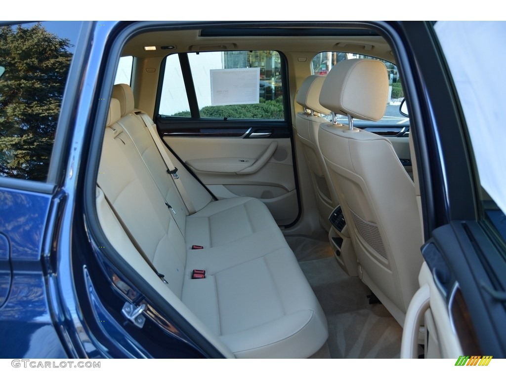 2016 X3 xDrive28i - Deep Sea Blue Metallic / Sand Beige photo #25
