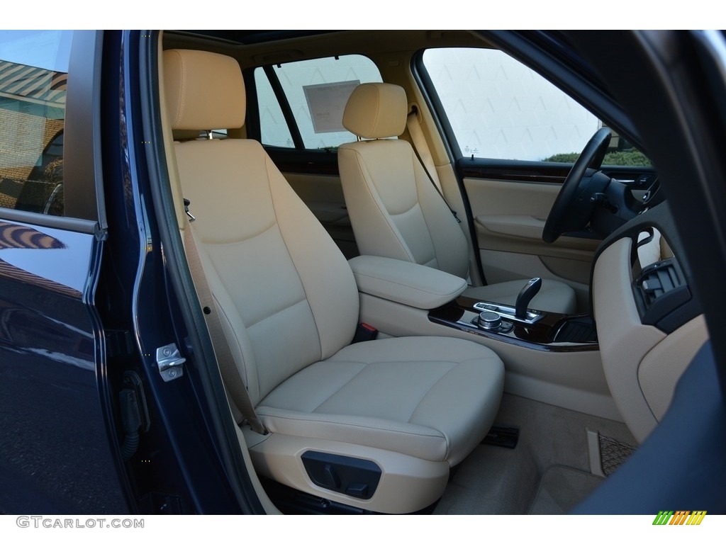2016 X3 xDrive28i - Deep Sea Blue Metallic / Sand Beige photo #29
