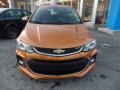 2017 Orange Burst Metallic Chevrolet Sonic LT Hatchback  photo #2