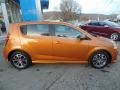 2017 Orange Burst Metallic Chevrolet Sonic LT Hatchback  photo #4