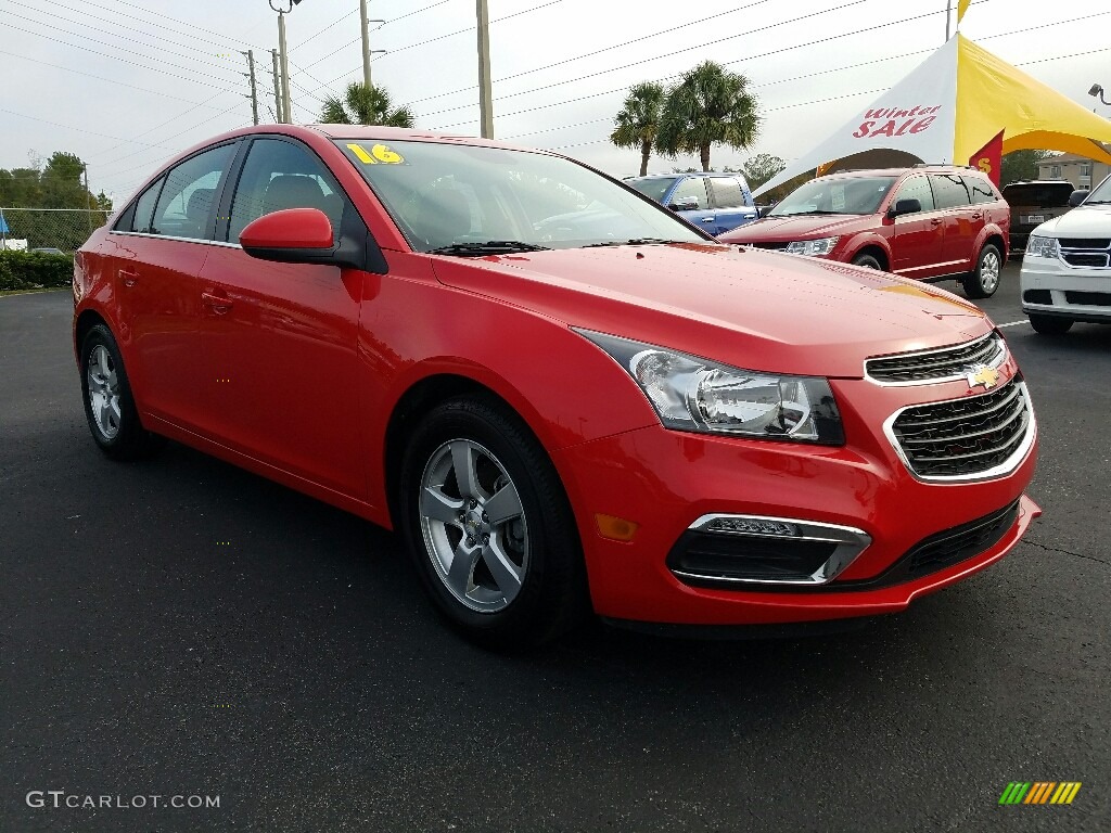 2016 Cruze Limited LT - Red Hot / Jet Black photo #7