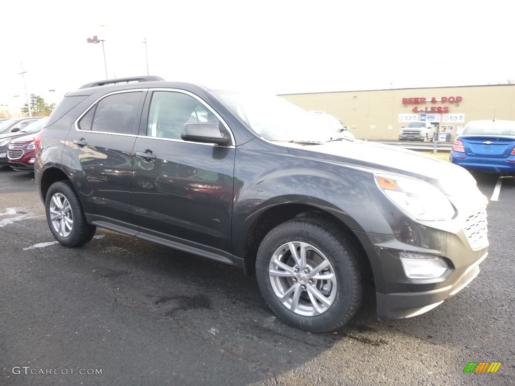 2017 Equinox LT AWD - Nightfall Gray Metallic / Jet Black photo #3