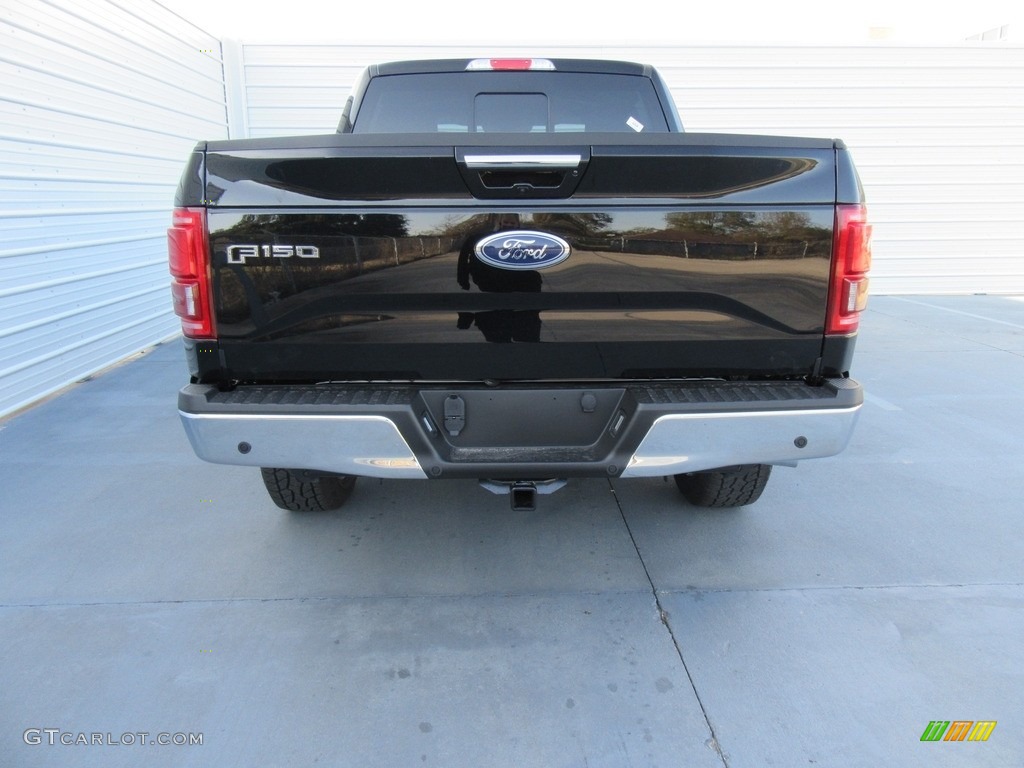 2017 F150 Lariat SuperCrew 4X4 - Shadow Black / Black photo #5