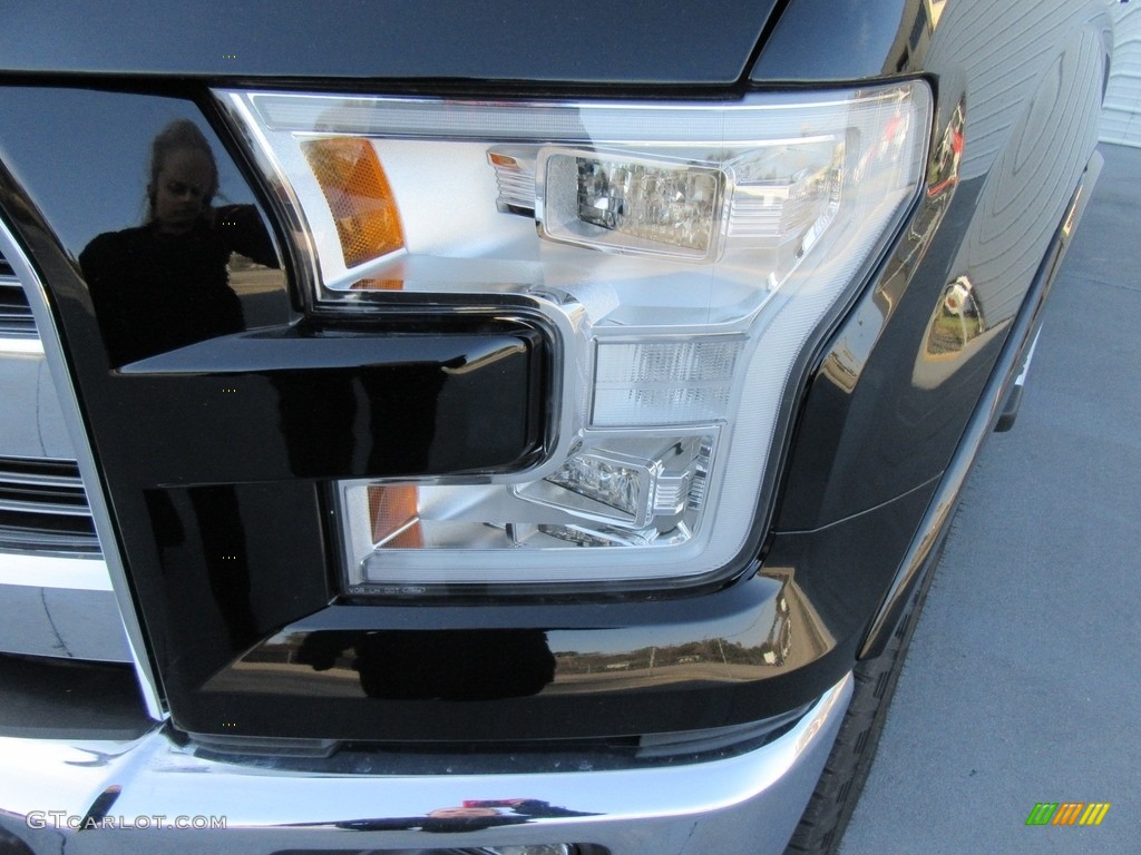 2017 F150 Lariat SuperCrew 4X4 - Shadow Black / Black photo #9