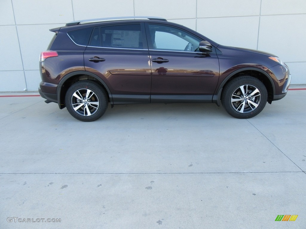Black Current Metallic 2017 Toyota RAV4 XLE Exterior Photo #117682098