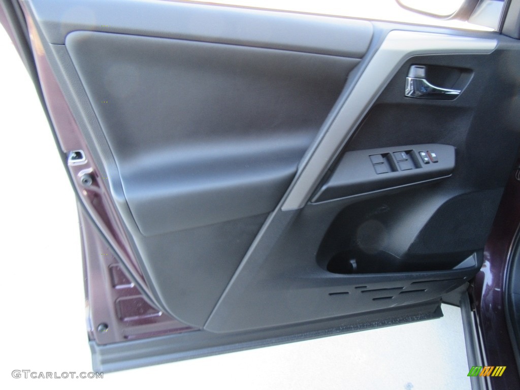 2017 Toyota RAV4 XLE Black Door Panel Photo #117682527