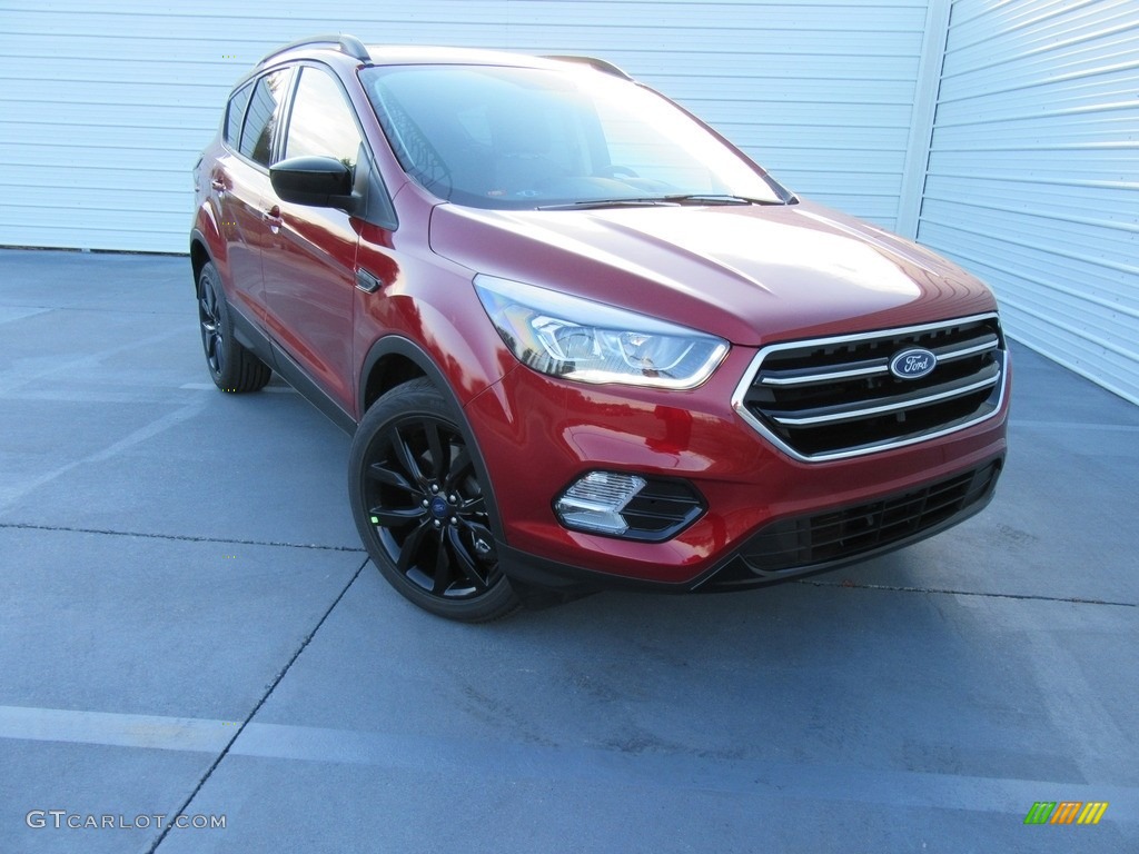 2017 Escape SE - Ruby Red / Charcoal Black photo #2