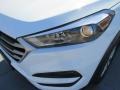 2017 Dazzling White Hyundai Tucson SE  photo #9