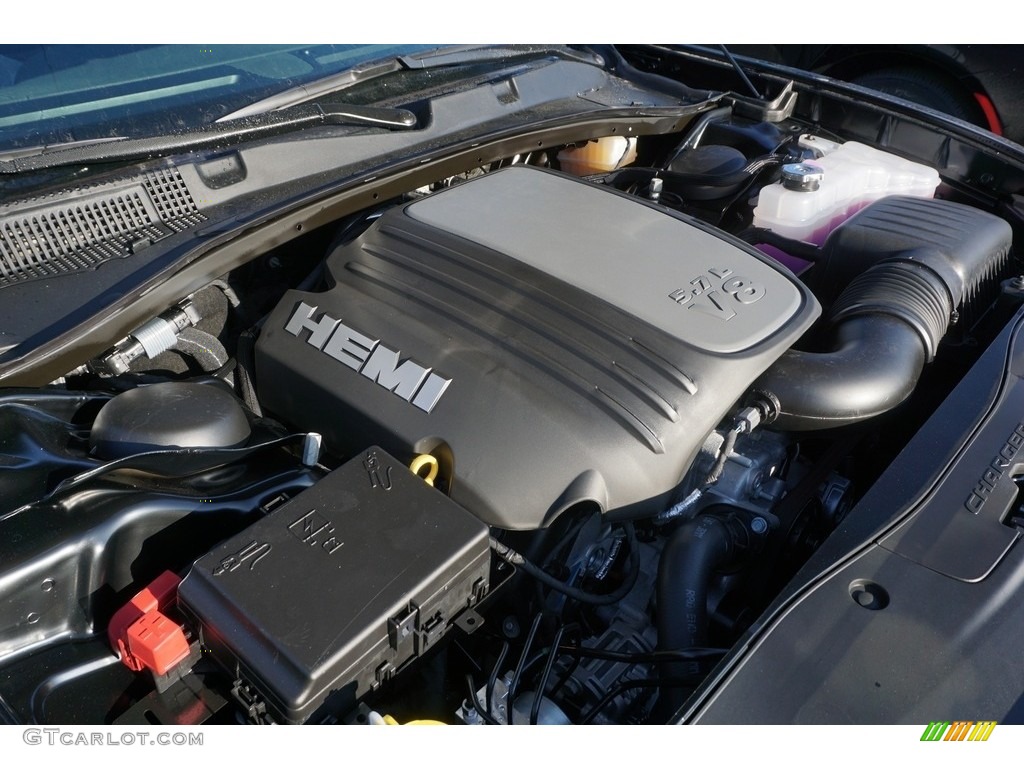 2017 Dodge Charger R/T 5.7 Liter HEMI OHV 16-Valve VVT MDS V8 Engine Photo #117684381