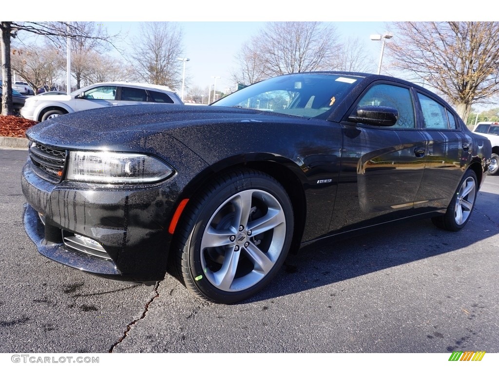 2017 Charger R/T - Pitch-Black / Black photo #1
