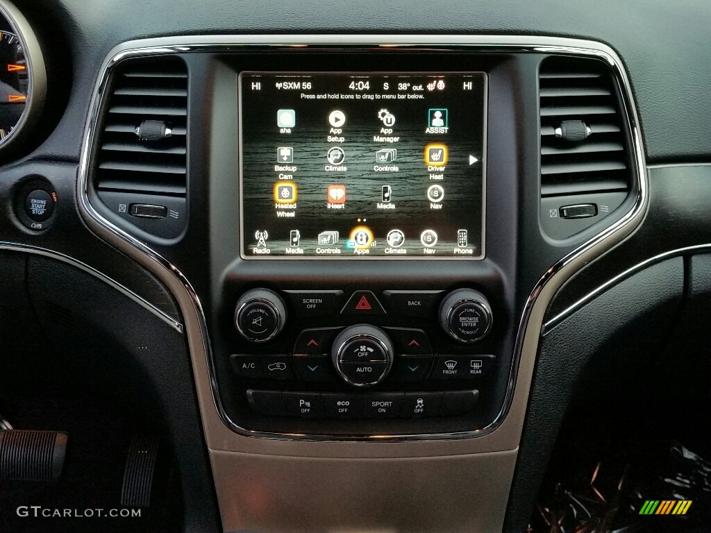 2017 Grand Cherokee Limited 4x4 - Diamond Black Crystal Pearl / Black photo #9