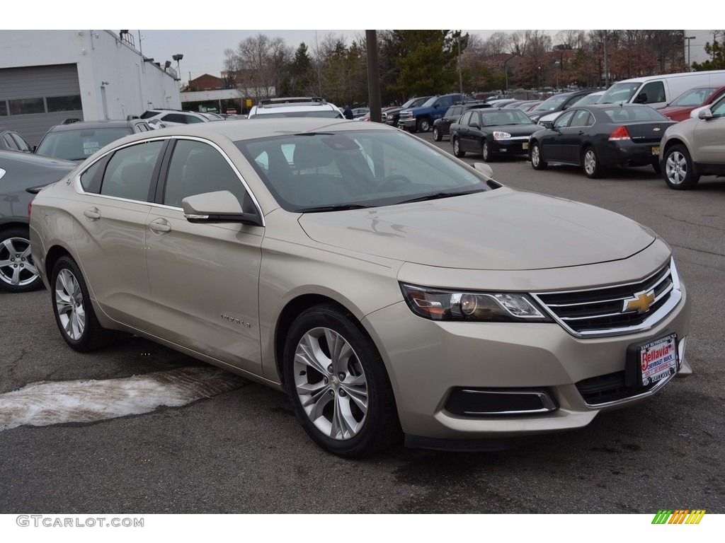 2014 Impala LT - Champagne Silver Metallic / Jet Black/Brownstone photo #3