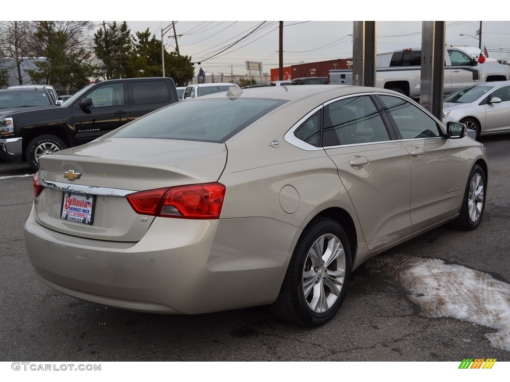 2014 Impala LT - Champagne Silver Metallic / Jet Black/Brownstone photo #4