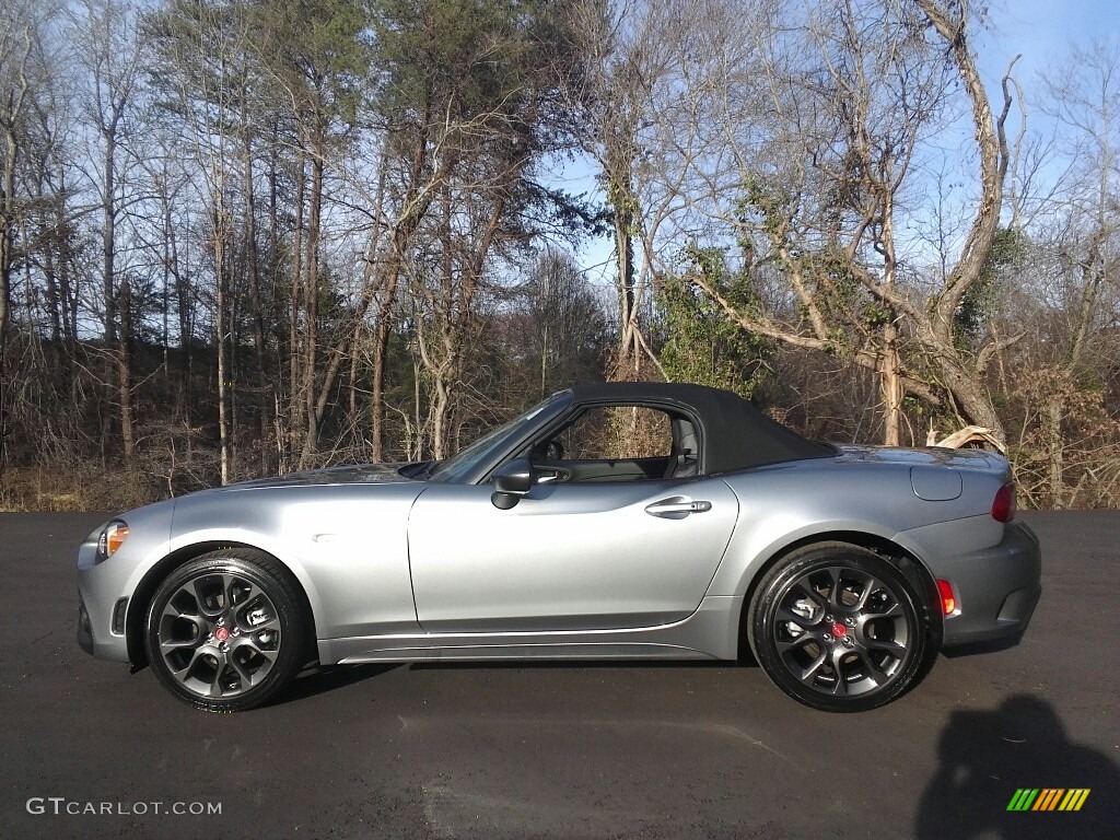 Grigio Argento Aluminum 2017 Fiat 124 Spider Abarth Roadster Exterior Photo #117685674