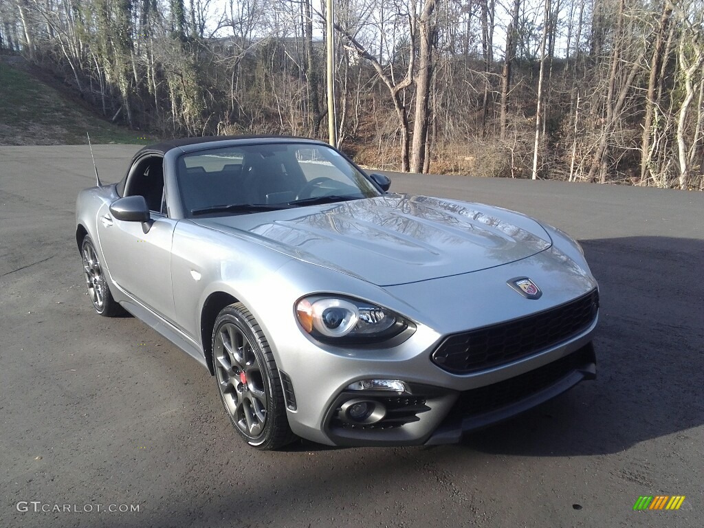 Grigio Argento Aluminum 2017 Fiat 124 Spider Abarth Roadster Exterior Photo #117685769
