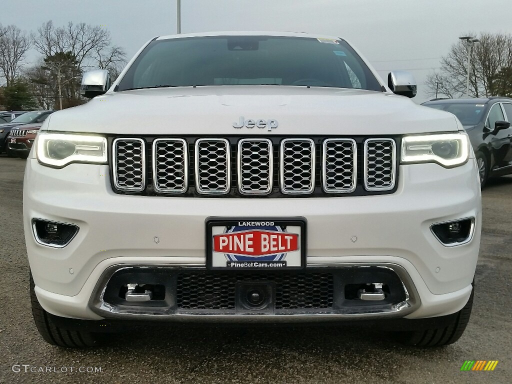 2017 Grand Cherokee Overland 4x4 - Bright White / Black photo #2