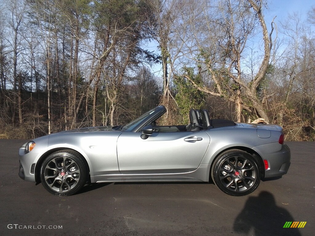 Grigio Argento Aluminum 2017 Fiat 124 Spider Abarth Roadster Exterior Photo #117685923