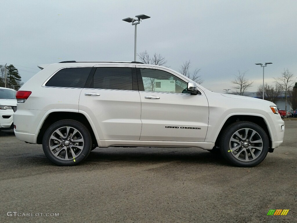 2017 Grand Cherokee Overland 4x4 - Bright White / Black photo #3