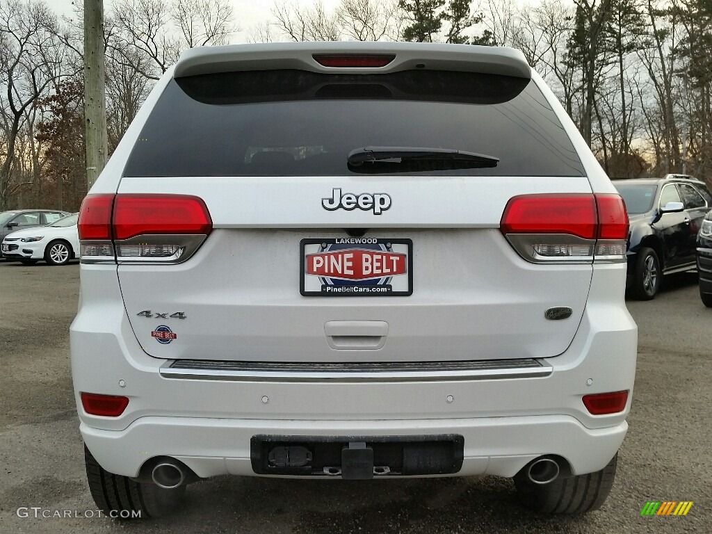 2017 Grand Cherokee Overland 4x4 - Bright White / Black photo #5